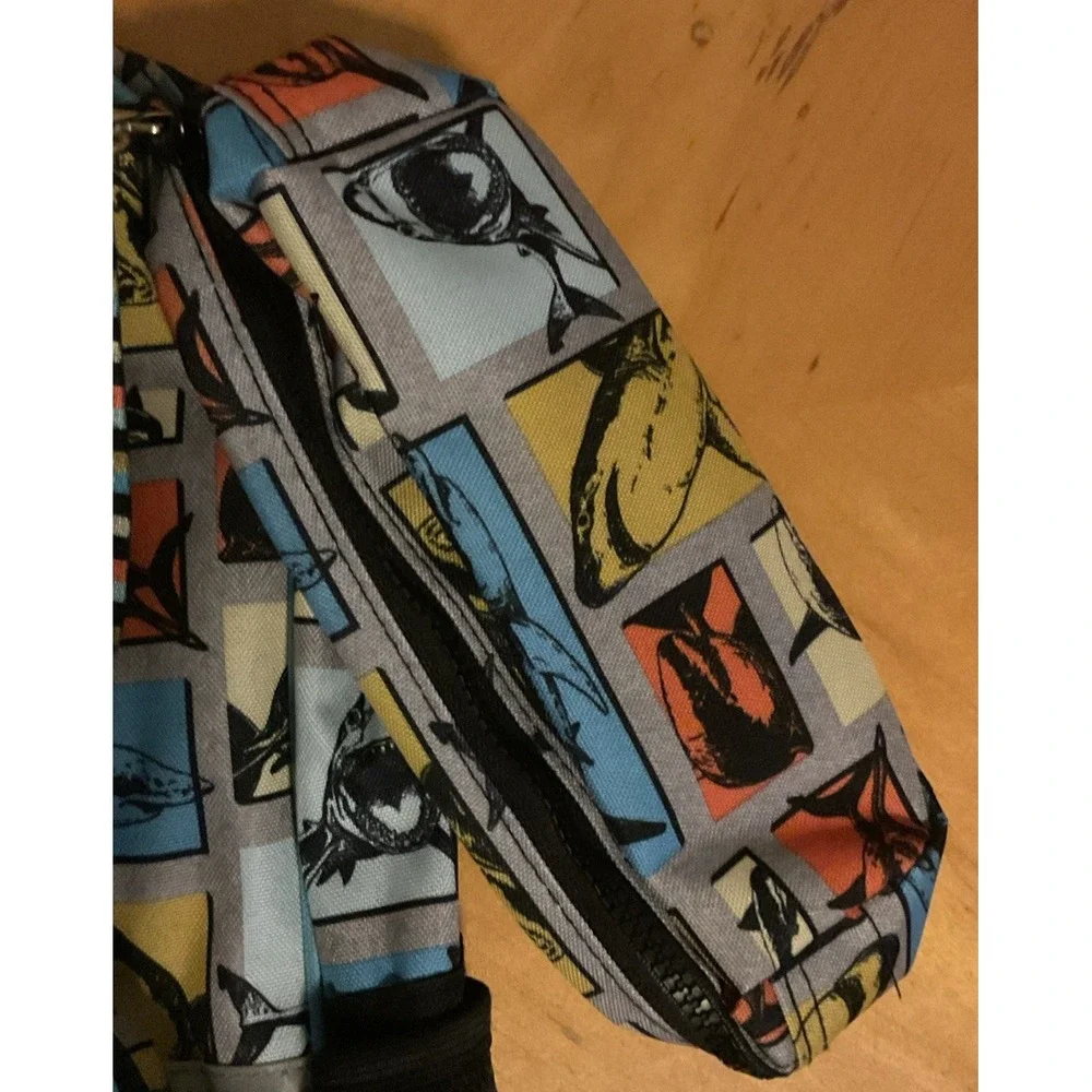 Wonder Nation 4 Pc 17 in Shark Pop It Back Pack With lunch Box,‎ Pencil Case NWT